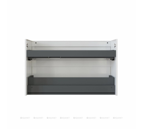 Тумба под раковину Aquanet Nova Lite 2.0 90 R 2 ящика белый глянец 00346310