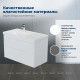 Тумба с раковиной Aquanet Nova Lite 2.0 90 L 2 ящика белый глянец 00365922