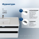 Тумба с раковиной Aquanet Nova Lite 2.0 90 L 2 ящика белый глянец 00365922