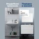 Тумба с раковиной Aquanet Nova Lite 2.0 90 L 2 ящика белый глянец 00365922