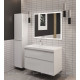 Тумба с раковиной Aquanet Nova Lite 2.0 90 L 2 ящика белый глянец 00365922