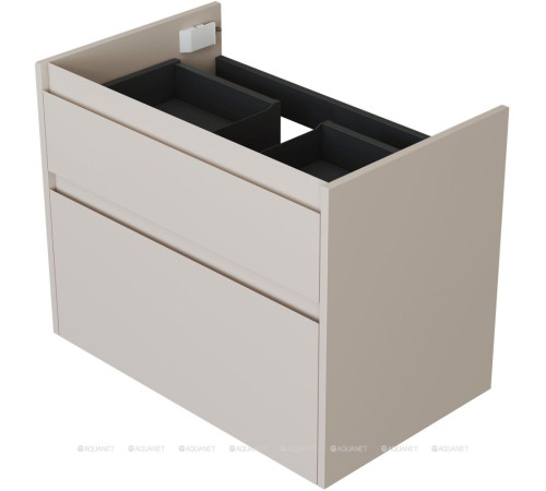 Тумба под раковину Aquanet Nova Lite 2.0 60 2 ящика бежевый 00346322