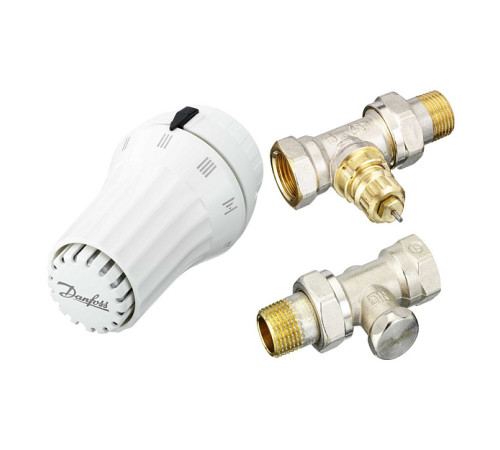 Комплект радиаторного терморегулятора Danfoss RAE RA-FN RLV-S прямой 013G5084