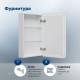 Зеркальный шкаф Aquanet Оптима 50х80 LED с антизапотеванием 00353775