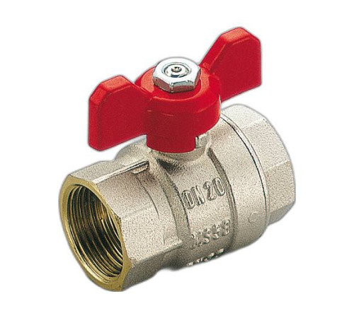 Кран шаровой Tiemme SCIROCCO В/В 1 ручка-бабочка 2310016