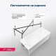 Ванна акриловая Aquanet Nexus 170x75 в комплекте 00362567