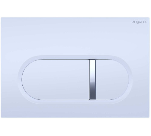 Панель смыва Kordi KDI-0000042 белый глянец прямоугольные кнопки KDI-0000042