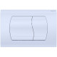 Панель смыва Kordi KDI-0000046 белый глянец прямоугольные кнопки KDI-0000046
