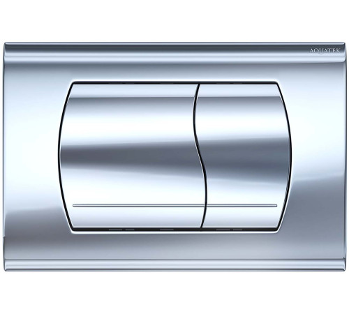 Панель смыва Kordi KDI-0000047 хром глянец прямоугольные кнопки KDI-0000047
