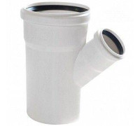 Тройник REHAU RAUPIANO Plus 110/75/45° полипропилен 11213341001