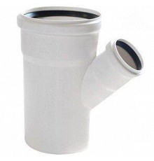 Тройник REHAU RAUPIANO Plus 110/75/45° полипропилен 11213341001