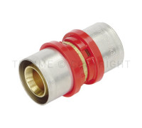 Муфта переходная пресс Tiemme латунная 26х16 мм 1670052