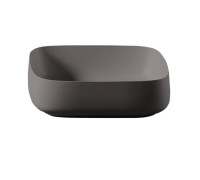 Раковина накладная Artceram Cognac Quadro 55x35 см без отверстия denim COL008 37 00