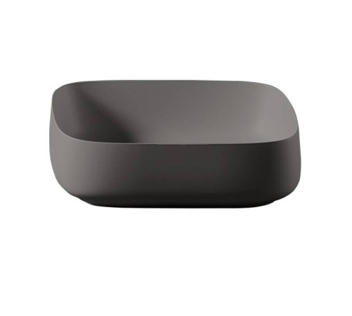 Раковина накладная Artceram Cognac Quadro 55x35 см без отверстия denim COL008 37 00