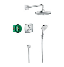 Душевая система Hansgrohe Croma E Showerpipe с термостатом хром 27294000