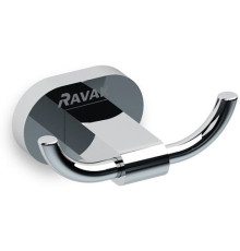 Крючок двойной RAVAK Chrome CR 100.00 X07P186