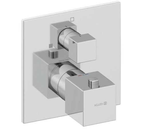 Смеситель для душа встраиваемый Kludi DECUS с термостатом и SLIM.BOXX 88022 хром 548850575