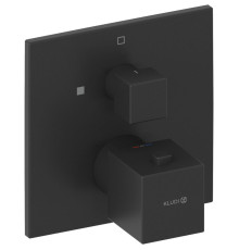 Смеситель для душа встраиваемый Kludi DECUS с термостатом и SLIM.BOXX 88022 черный матовый 548853975