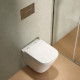 Унитаз подвесной Kerama Marazzi Cubo 34х48 см смыв торнадо с сиденьем CU.T.wc.02