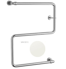 Полотенцесушитель водяной Margaroli 408 S-образное подключение 610х471.5 мм Matt White 408S610MW