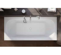Ванна Duravit Aurena 1800x800x480 мм DuroCast Smooth белый матовый 700550000000000