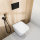Унитаз подвесной Kerama Marazzi Cubo 34х48 см смыв торнадо с сиденьем CU.T.wc.02