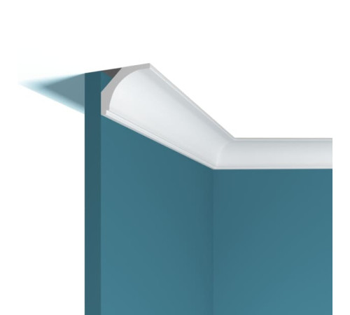 Карниз потолочный Perfect Plus P13 из ударопрочного полимера 2000x35x35 мм P13