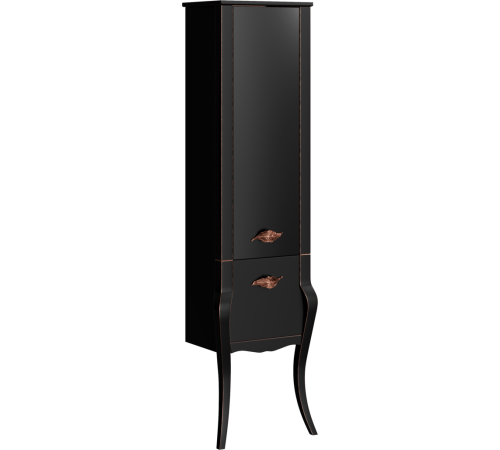 Пенал напольный Cezares Borgia 480х1830х350 мм черный BOR0548BLK