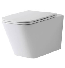 Унитаз подвесной TECE TECEspring S Regular безободковый Tornado flush сиденье Slim белый 9700996