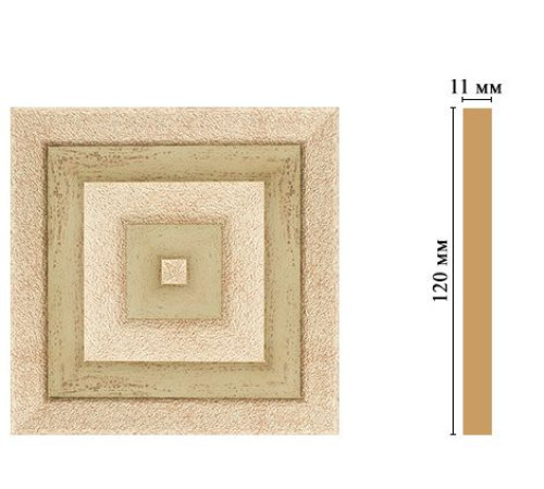 Вставка декоративная DECOMASTER D206-59 120х120х11 мм D206-59