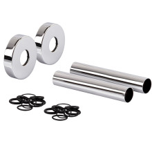 Комплект декоративных трубок SR Rubinetterie 160 мм D 18-20-1/2 хром 0491-1500C160