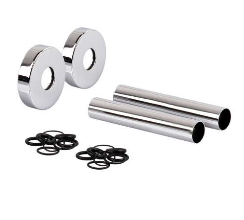 Комплект декоративных трубок SR Rubinetterie 160 мм D 18-20-1/2 хром 0491-1500C160