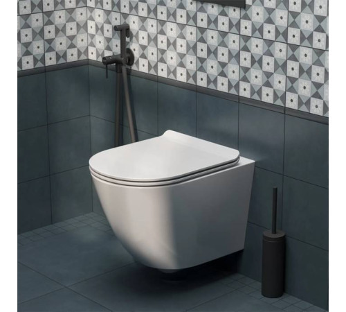 Унитаз подвесной Kerama Marazzi Sfera безободковый белый глянцевый SF.wc.02