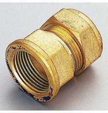 Муфта обжимная Tiemme 1100 28 мм х 3/4 ВР латунная 1000129