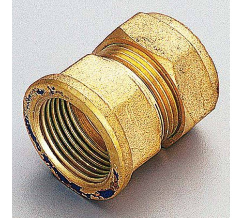 Муфта обжимная Tiemme 1100 28 мм х 3/4 ВР латунная 1000129