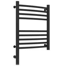 Полотенцесушитель электрический Сунержа Богема 3.0 выгнутая 400x500 мм левый темный титан муар 15-5802-5040