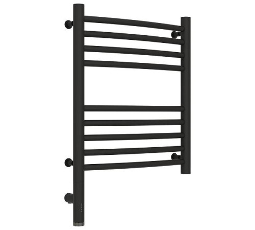 Полотенцесушитель электрический Сунержа Богема 3.0 выгнутая 400x500 мм левый темный титан муар 15-5802-5040