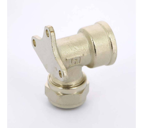 Водорозетка обжимная Uni-Fitt 16x1/2 никелированная 670N6200