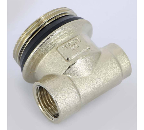 Концевик для коллектора Tiemme никелированный 1/2x3/4x3/8 ВНВ 1950024