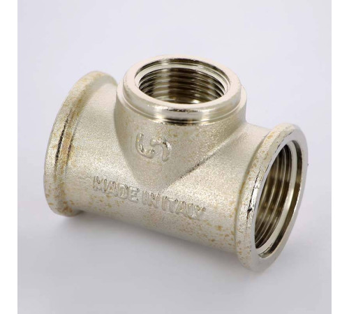 Тройник никелированный Uni-Fitt 1x3/4x1 ВР-ВР-ВР 615N4340