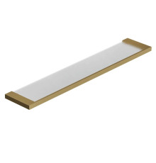 Полка стеклянная KLUDI VELA C 600 мм Brushed Gold 31973N0