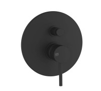 Смеситель для душа встраиваемый Gessi Emporio Via Tortona с переключателем ванна-душ Black XL 18779#299