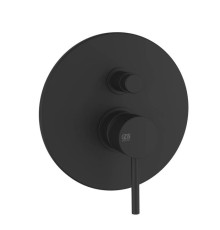 Смеситель для душа встраиваемый Gessi Emporio Via Tortona с переключателем ванна-душ Black XL 18779#299