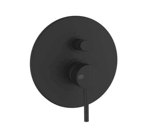 Смеситель для душа встраиваемый Gessi Emporio Via Tortona с переключателем ванна-душ Black XL 18779#299