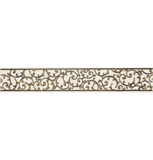 Бордюр LB Ceramics Анастасия орнамент кремовый 45x7.5 см 1504-0132-1001