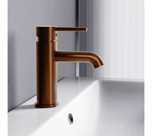 Смеситель для раковины AM.PM Scandinavian Pure розовое золото 360210500