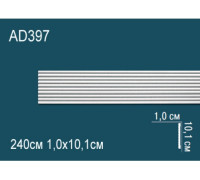 Молдинг Perfect AD397 полиуретановый 101х10х2440 мм AD397