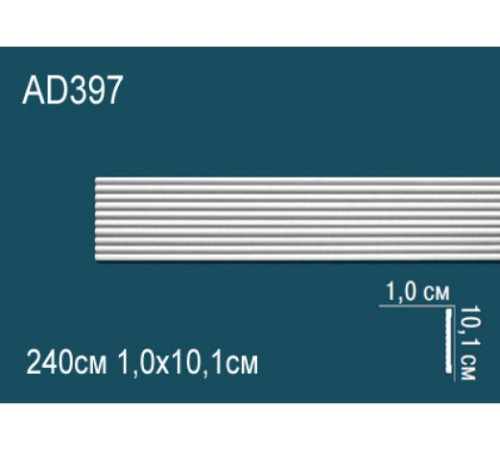 Молдинг Perfect AD397 полиуретановый 101х10х2440 мм AD397