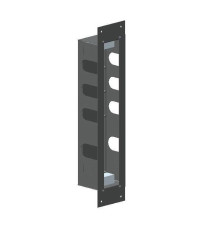 Короб для установки термостатического смесителя Carimali на 3 выхода черный KIT00030