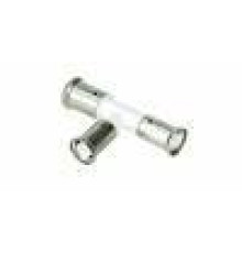 Тройник переходный Henco ПВДФ пресс белый 32x26x26 мм 11PKW-322626